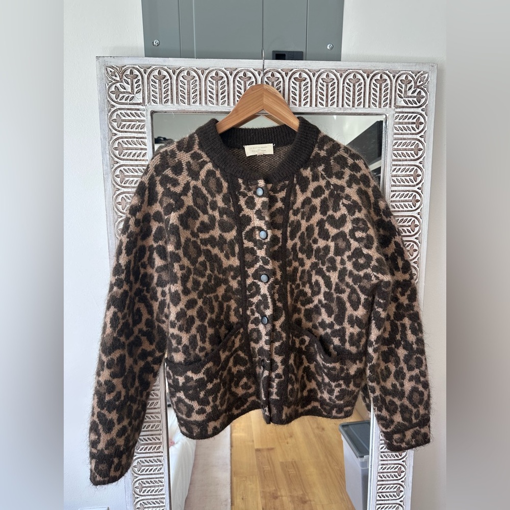Sezané NOAH JACKET - Mohair - Leopard Print